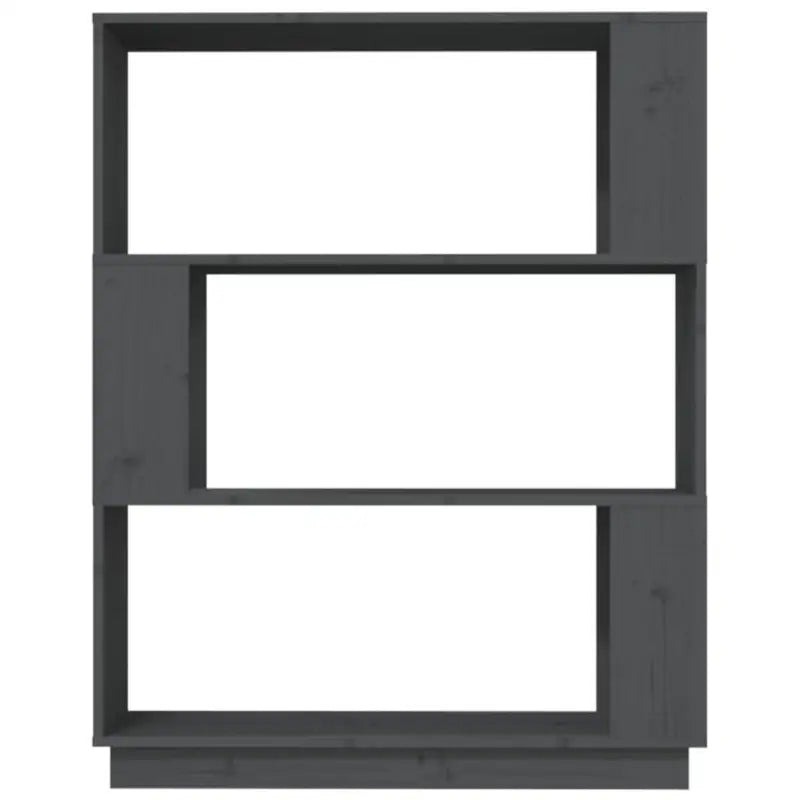 Houten boekenkast van massief grenenhout voor stijlvolle opbergruimte - Grijs / 1 - Boekenkasten
