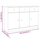 Houten Buffetkast van massief grenenhout met houten knoppen - Dressoirs & buffetkasten