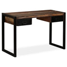 Houten bureau in industriële stijl van massief gerecycled hout - Bureaus