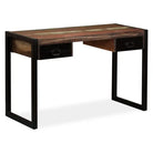 Houten bureau in industriële stijl van massief gerecycled hout - Bureaus