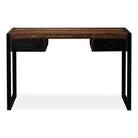 Houten bureau in industriële stijl van massief gerecycled hout - Bureaus