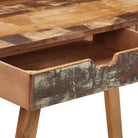 Houten bureau in vintage stijl van massief gerecycled hout - Bureaus