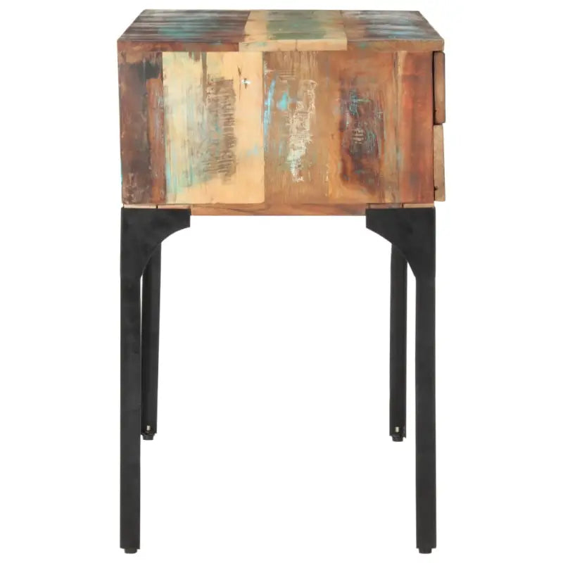 Houten bureau van massief gerecycled hout met uniek vintage karakter - massief gerecycled hout - Bureaus