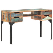 Houten bureau van massief gerecycled hout met uniek vintage karakter - massief gerecycled hout - Bureaus