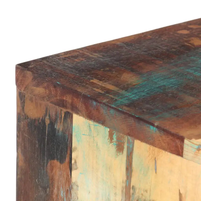 Houten bureau van massief gerecycled hout met uniek vintage karakter - massief gerecycled hout - Bureaus
