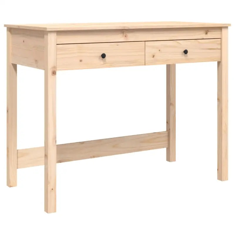 Houten bureau van massief grenenhout voor een elegante studeer- of werkruimte - Bureaus