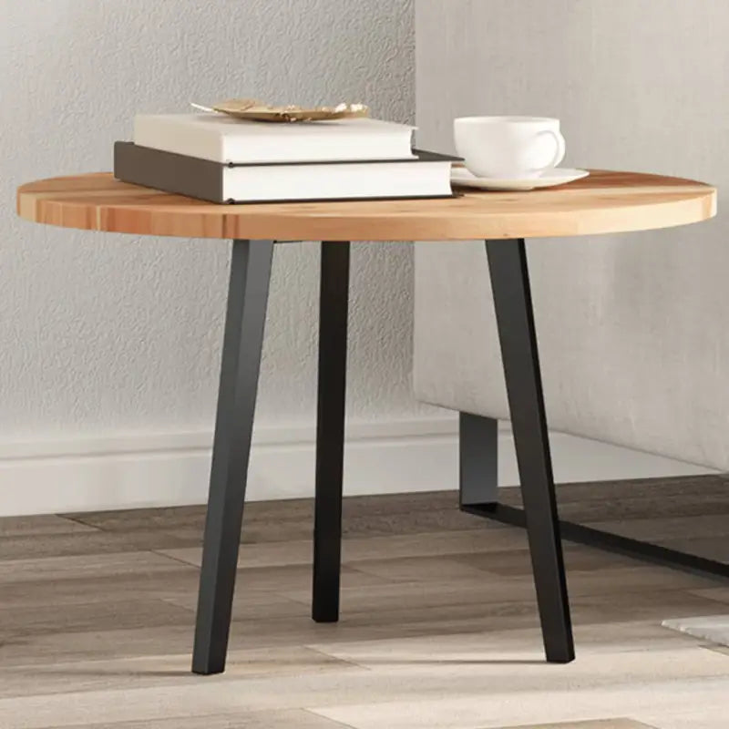 Houten bureaublad met massief acaciahout en afgeronde vorm - Olie-afwerking / Ø 60 x 2 cm / 1 - Tafelbladen