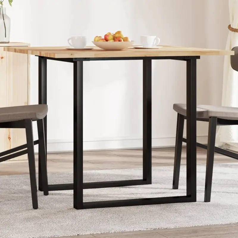 Houten bureaublad met massief acaciahout en afgeronde vorm - Olie-afwerking / 90 x 90 x 2 cm / 1 - Tafelbladen