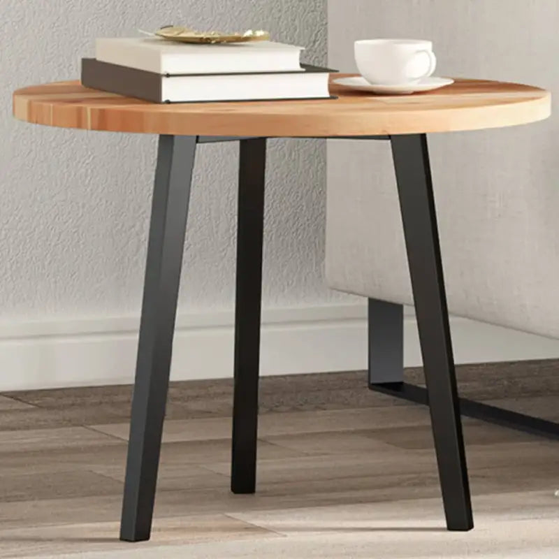 Houten bureaublad met massief acaciahout en afgeronde vorm - Olie-afwerking / Ø 50 x 2 cm / 1 - Tafelbladen