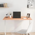 Houten bureaublad met massief beukenhout en afgeronde hoeken - Bruin / 100 x 60 x 1.5 cm - Onderdelen en accessoires