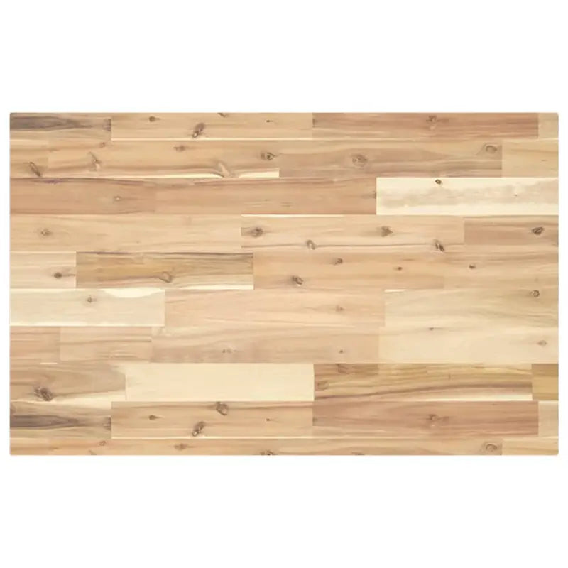 Houten bureaublad van massief acaciahout voor natuurlijke uitstraling - Naturel / 120 x 50 x 4 cm - Onderdelen