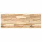 Houten bureaublad van massief acaciahout voor natuurlijke uitstraling - Naturel / 120 x 50 x 2 cm - Onderdelen