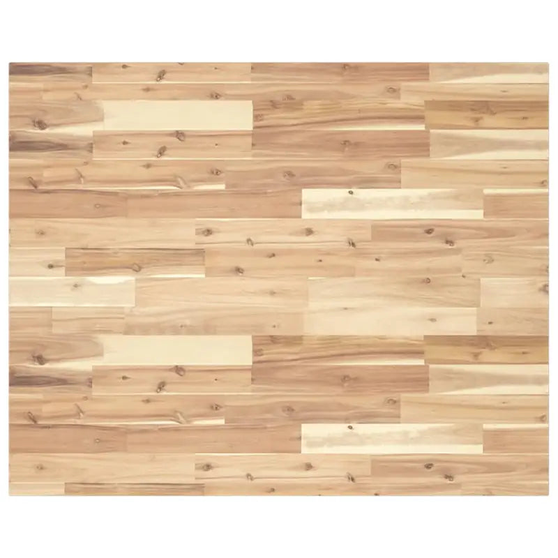 Houten bureaublad van massief acaciahout voor natuurlijke uitstraling - Naturel / 100 x 80 x 2 cm - Onderdelen
