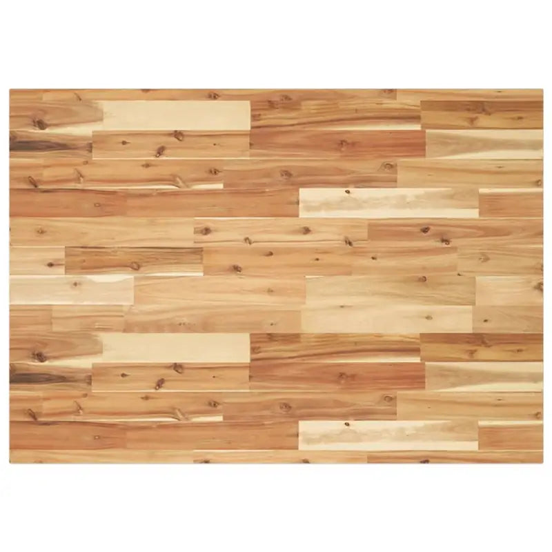 Houten bureaublad van massief acaciahout voor natuurlijke uitstraling - Donkerbruin / 80 x 70 x 2 cm - Onderdelen