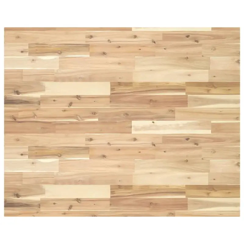 Houten bureaublad van massief acaciahout voor natuurlijke uitstraling - Naturel / 100 x 80 x 4 cm - Onderdelen