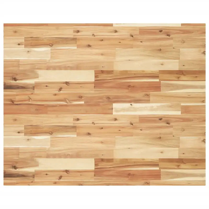 Houten bureaublad van massief acaciahout voor natuurlijke uitstraling - Donkerbruin / 100 x 80 x 4 cm - Onderdelen
