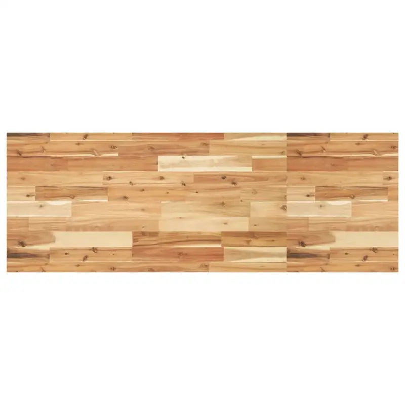 Houten bureaublad van massief acaciahout voor natuurlijke uitstraling - Donkerbruin / 120 x 50 x 2 cm - Onderdelen