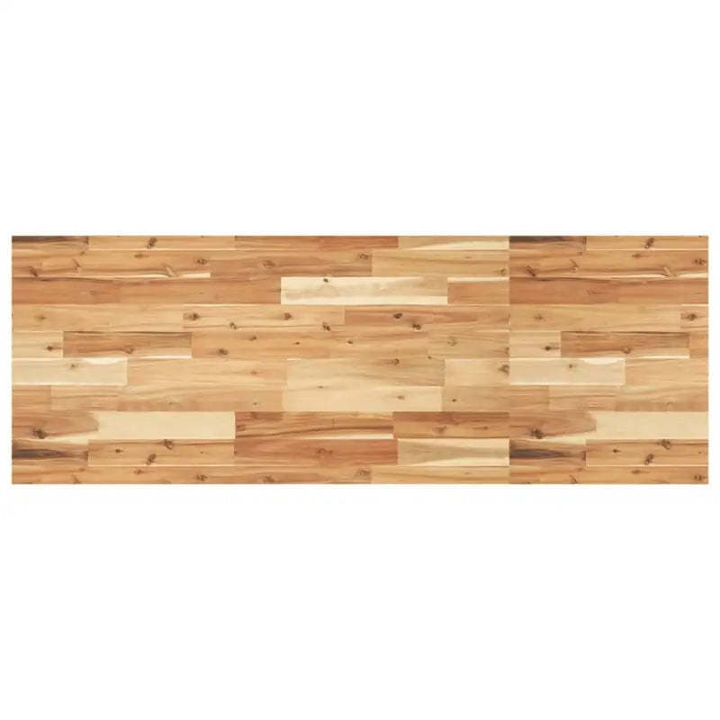 Houten bureaublad van massief acaciahout voor natuurlijke uitstraling - Donkerbruin / 140 x 50 x 2 cm - Onderdelen