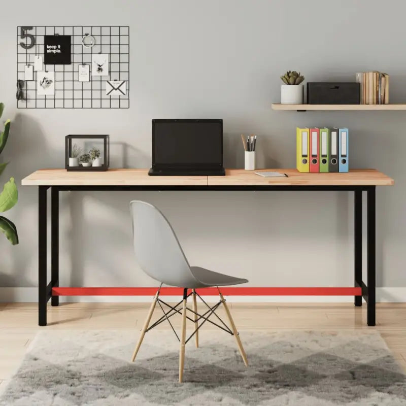 Houten bureaublad van massief beukenhout voor een natuurlijke sfeer - Tafelbladen