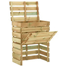 Houten Composbakken met Los deksel voor Goede Luchtcirculatie - 1 - Compostbakken