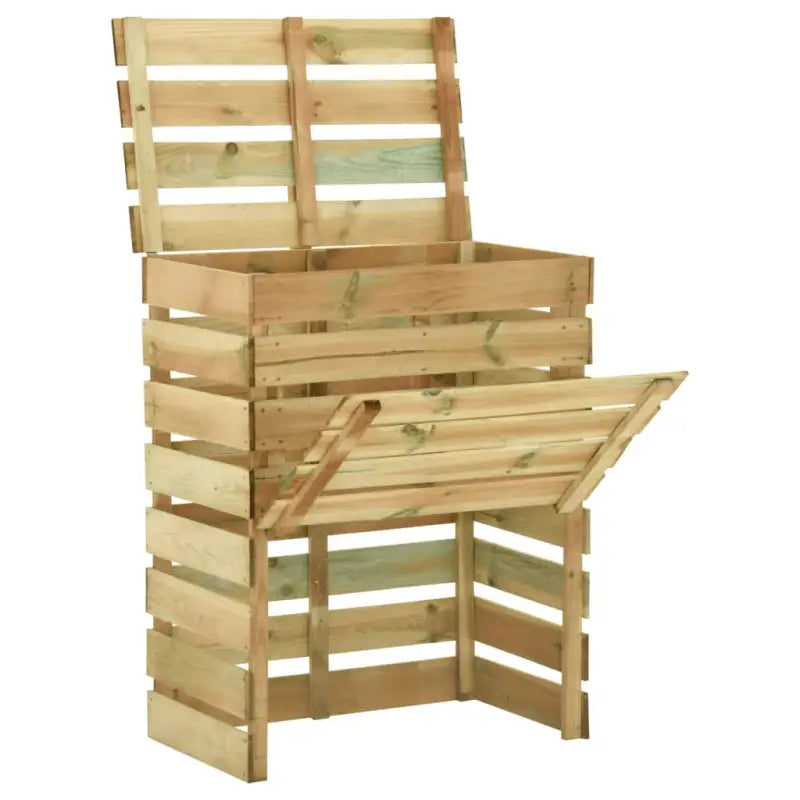 Houten Composbakken met Los deksel voor Goede Luchtcirculatie - 1 - Compostbakken