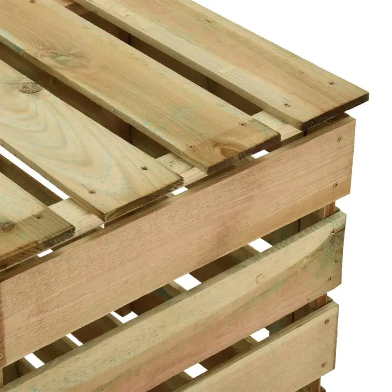 Houten Composbakken met Los deksel voor Goede Luchtcirculatie - Compostbakken