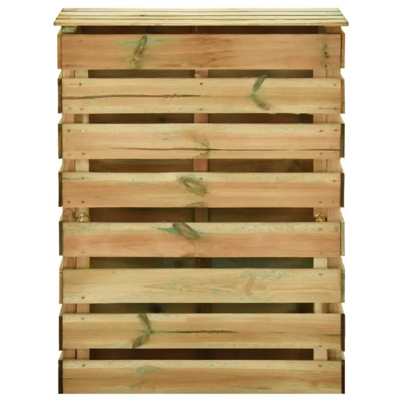 Houten Composbakken met Los deksel voor Goede Luchtcirculatie - Compostbakken