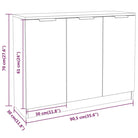 Houten Dressoir met bewerkt hout en stevig blad voor moderne charme - Dressoirs & buffetkasten