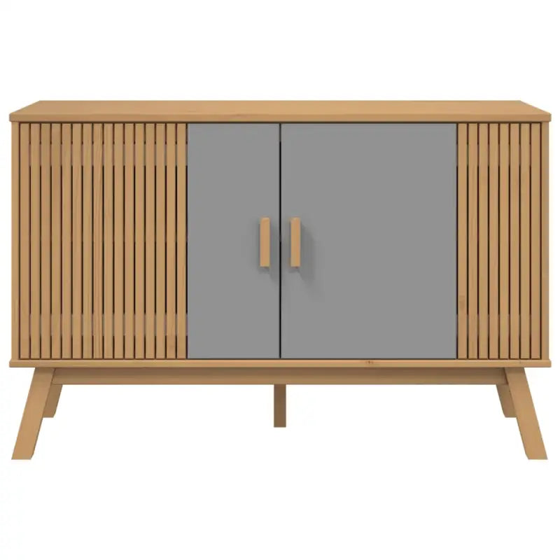 Houten dressoir met massief grenenhout en Scandinavisch design - Dressoirs & buffetkasten
