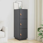 Houten dressoir met massief grenenhout voor woonkamer en slaapkamer - Grijs / 1 - Dressoirs & buffetkasten