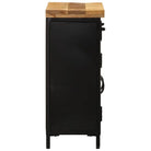 Houten dressoir met massief mangohout en stevig tafelblad - 55 x 30 x 71 cm / 1 - Dressoirs & buffetkasten