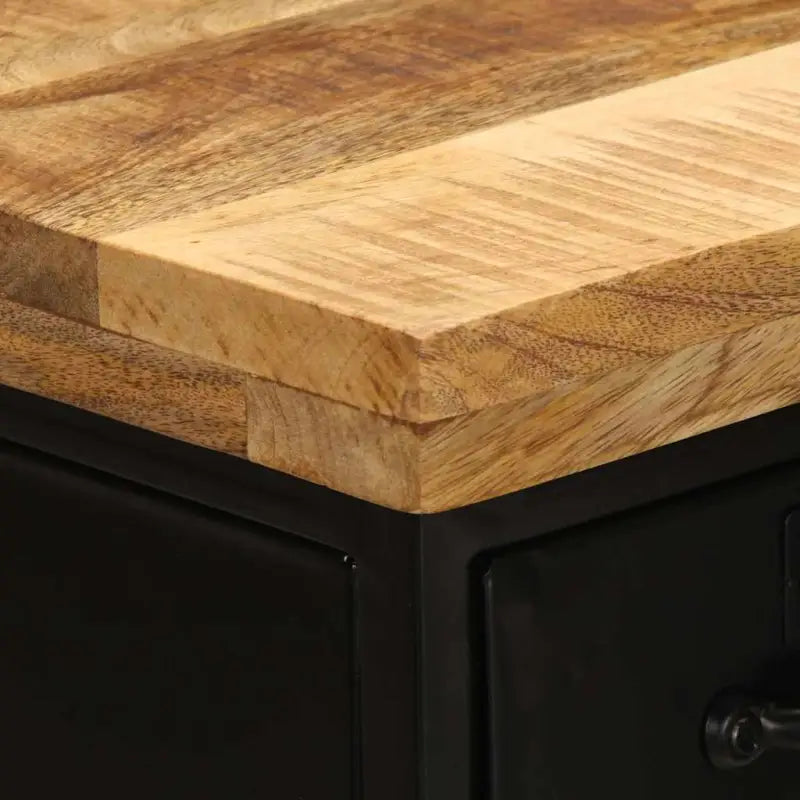 Houten dressoir met massief mangohout en stevig tafelblad - 55 x 30 x 71 cm / 1 - Dressoirs & buffetkasten