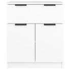 Houten dressoir van bewerkt hout met stevig blad voor een moderne uitstraling - Dressoirs & buffetkasten