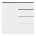 Houten dressoir van massief grenenhout met houten knoppen - Dressoirs & buffetkasten