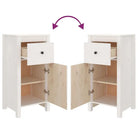 Houten Dressoir van massief grenenhout voor een opgeruimde woonkamer - Dressoirs & buffetkasten