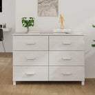 Houten Dressoir van Massief Grenenhout voor een Stevige Interieur Aanvulling - Wit / 1 - Dressoirs & buffetkasten