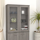 Houten Dressoir van massief Grenenhout voor Praktische Interieurverfraaiing - Lichtgrijs / 1 - Dressoirs & buffetkasten