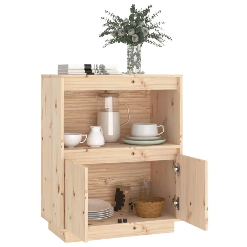 Houten dressoir van massief grenenhout voor praktische opbergruimte - Dressoirs & buffetkasten