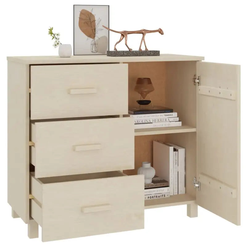 Houten Dressoir van Massief Grenenhout voor Retro Interieur - Dressoirs & buffetkasten
