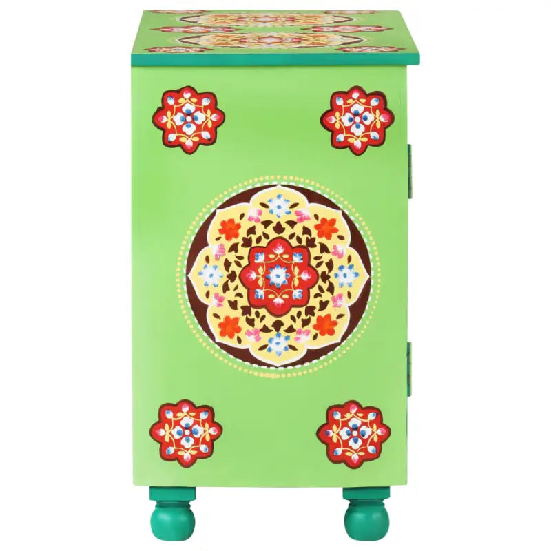 Houten dressoir van massief mangohout met meerkleurige afwerking - Dressoirs & buffetkasten