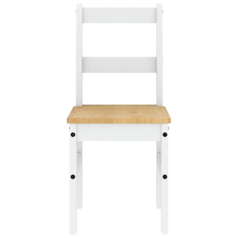 Houten eetkamerstoelen van massief grenenhout eenvoudig schoon en tijdloos - Eetkamerstoelen