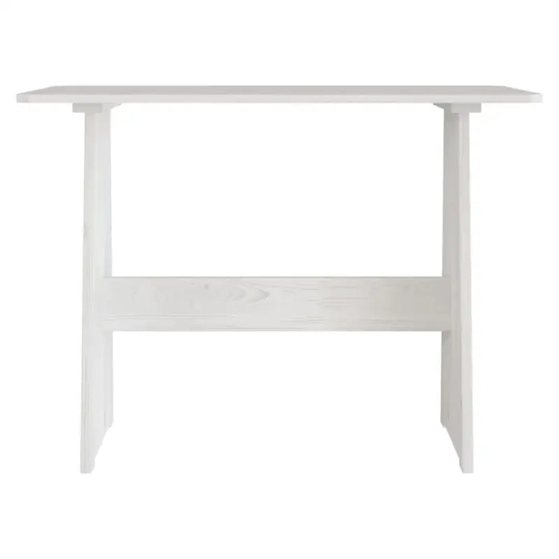 Houten eettafel met bankje van massief grenenhout voor eetkamer of keuken - Eettafels