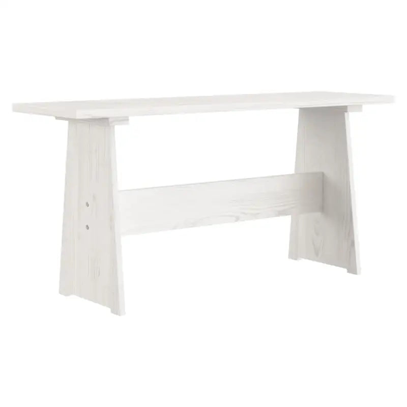 Houten eettafel met bankje van massief grenenhout voor eetkamer of keuken - Eettafels