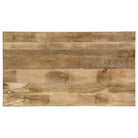 Houten eettafel met industriële stijl van massief mangohout - Eettafels