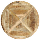 Houten eettafel met massief mangohout en 3-potige basis - Eettafels