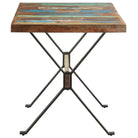 Houten eettafel van massief gerecycled hout in industriële stijl - Eettafels
