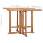 Houten Eettafel voor Buiten met Fijn Geschuurd Afwerking - Tuintafels