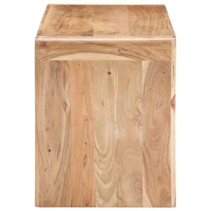 Houten eettafelbank van massief acaciahout voor keuken en eetkamer - 110 x 38 x 46 cm - Keuken- & eettafelbanken