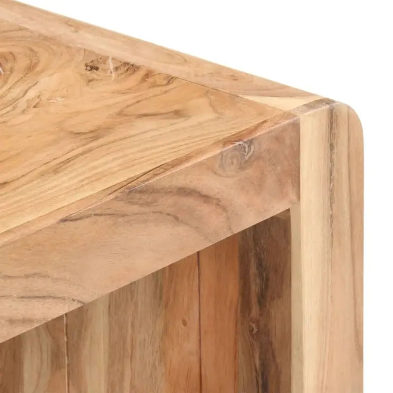 Houten eettafelbank van massief acaciahout voor keuken en eetkamer - 110 x 38 x 46 cm - Keuken- & eettafelbanken