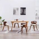 Houten frame eetkamerstoel met levering bevat voor een moderne uitstraling - Eetkamerstoelen